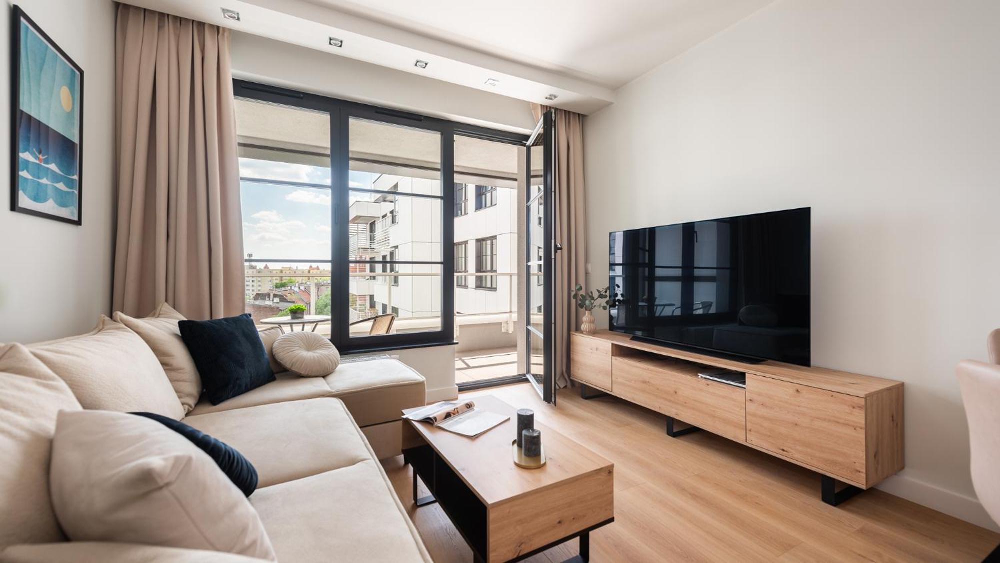 Flatbook - City Center Apartments Doki Living Gdańsk Zewnętrze zdjęcie